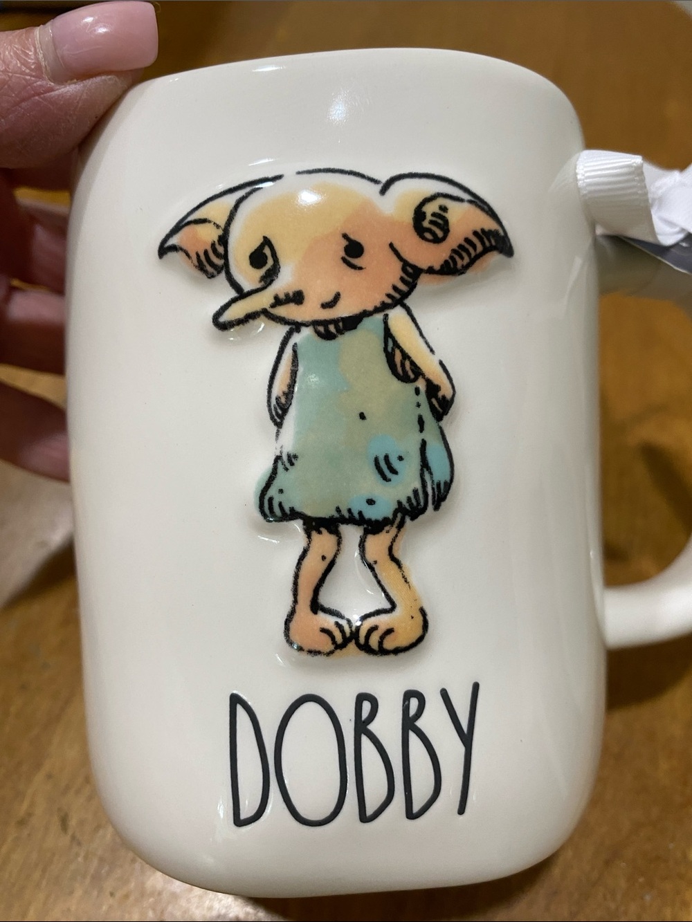 NWT.  Rae Dunn, 24 oz., “Dobby”, ceramic mug. - Picture 2 of 11